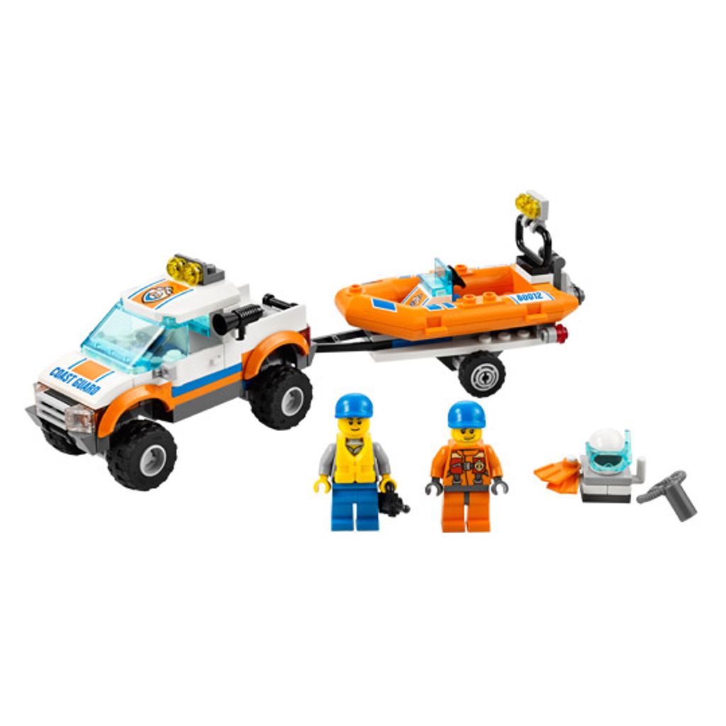 Lego 60012 Lego City Küstenwachenfahrzeug mit Schl Produktbild 