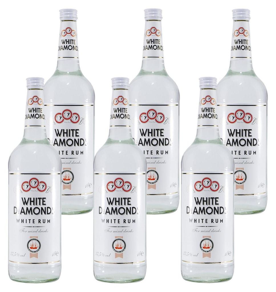 White Diamonds White Rum (6 x 1,0L) Produktbild 
