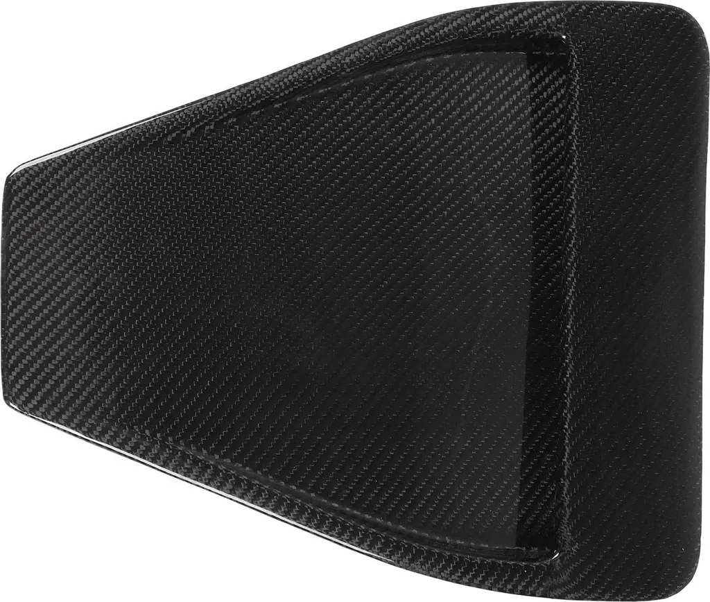 Aération de capot en carbone noir brillant pour Lancer Ralliart - 3