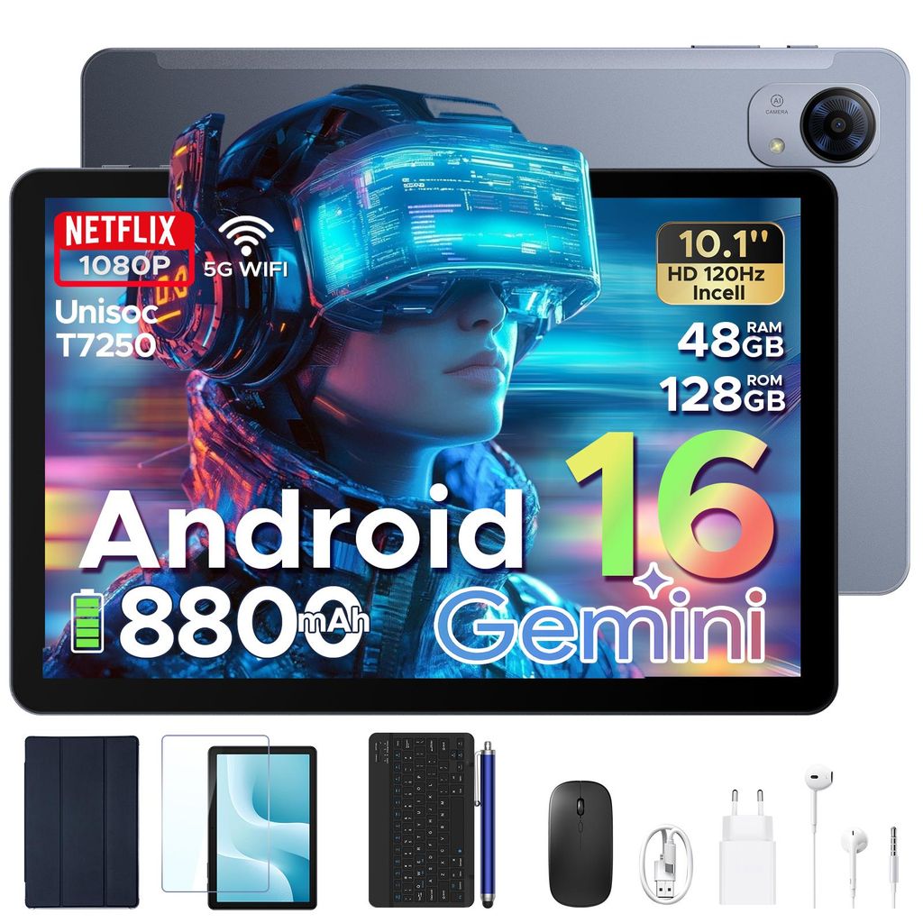 POCKAM P10  PRO 48(8+40)GB+128GB, 10 Zoll, Android 16, Produktbild 
