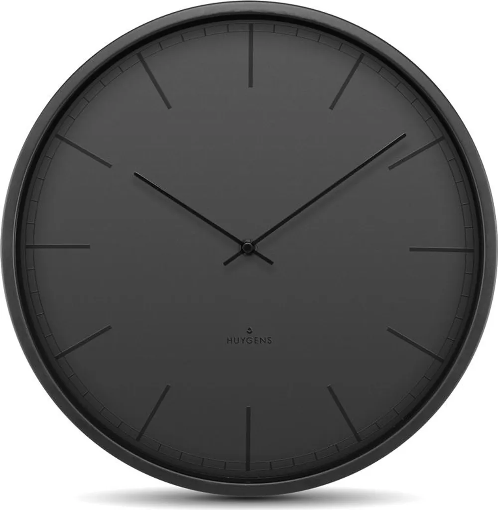 Horloge murale Quartz Huygens Tone 35 Index précise et cadre en acier