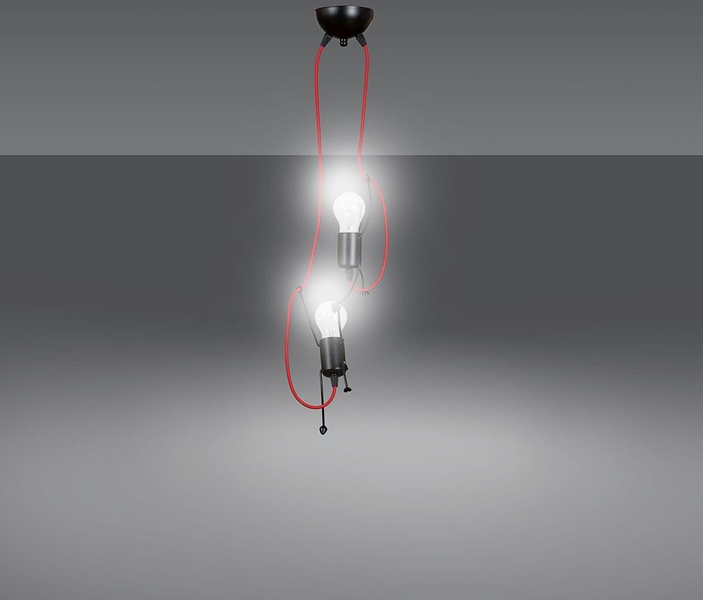 Kinderlampe Decke hängend verspielt E27 verstellbar Bobby Pendelleuchte Kinderzimmer Jungs Mädchen