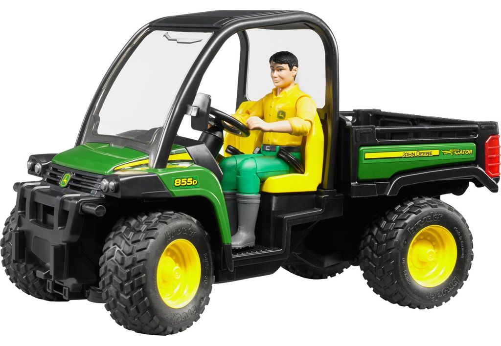 Bruder John Deere Gator XUV 855D with driver - Multicolore Image du produit 
