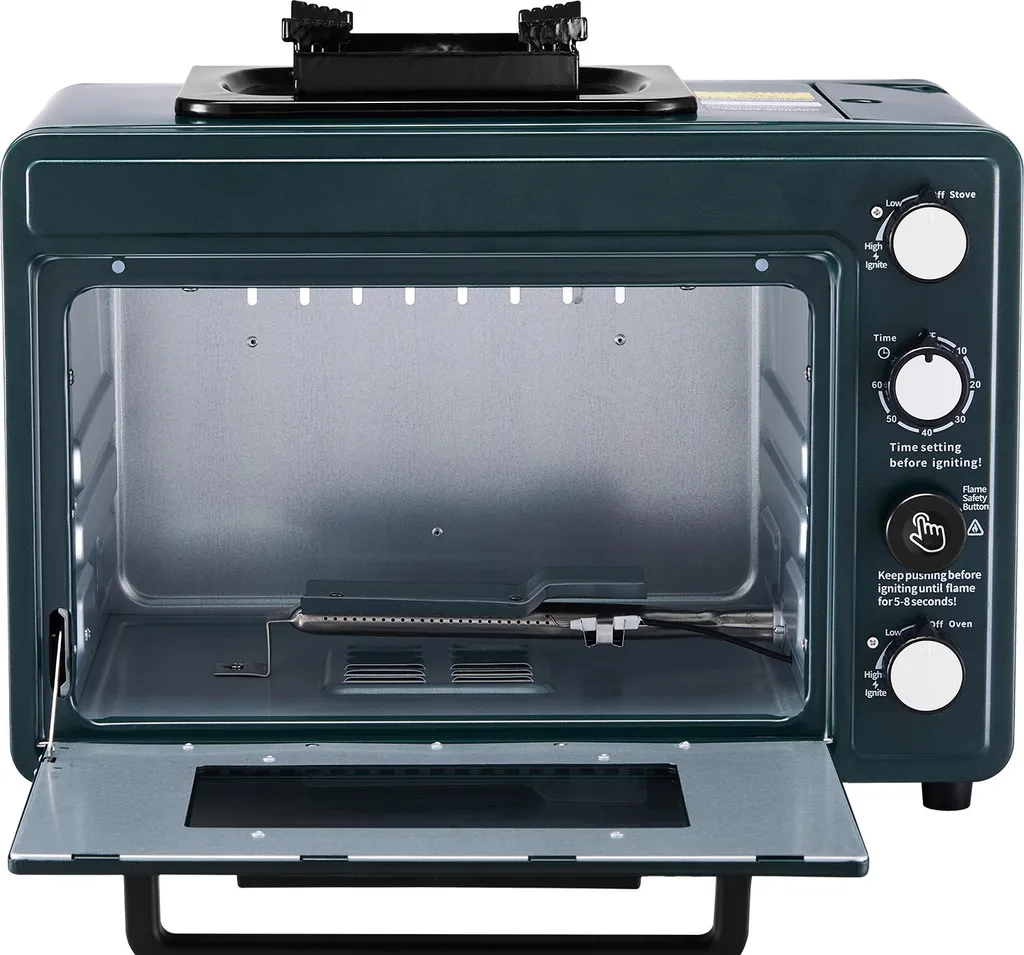 SucceBuy Fornello Portatile 2 in 1 per Famiglie: Cucina Ovunque