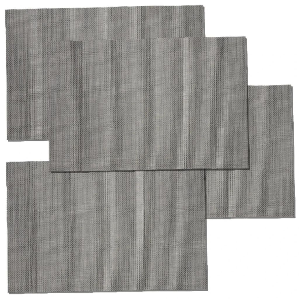 Tischsets aus PVC, gewebte Tischsets, 4er-Set