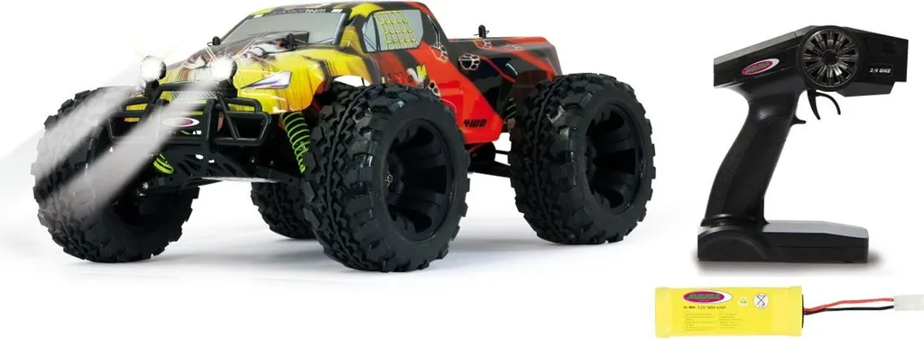 Monstertruck Tiger 4WD Électrique 1:10 : Puissance NiMh et Portée Radio 2.4G