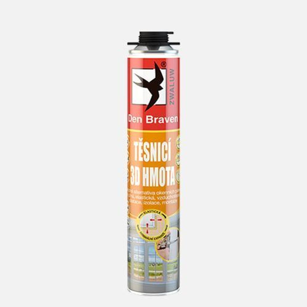 Montážní pěna PUR Debbex 3D pružná pistolová 750 ml Obrázek produktu 