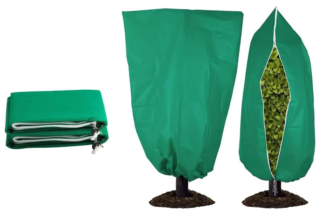 Housse hivernale avec zip et cordon de serrage 80x120 cm pour extérieur