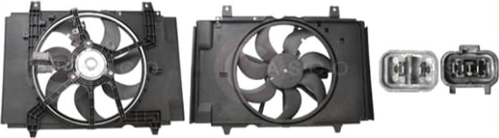 CASCO Elektromotor Kühlerlüfter CEF71016AS für NISSAN JUKE (F15)