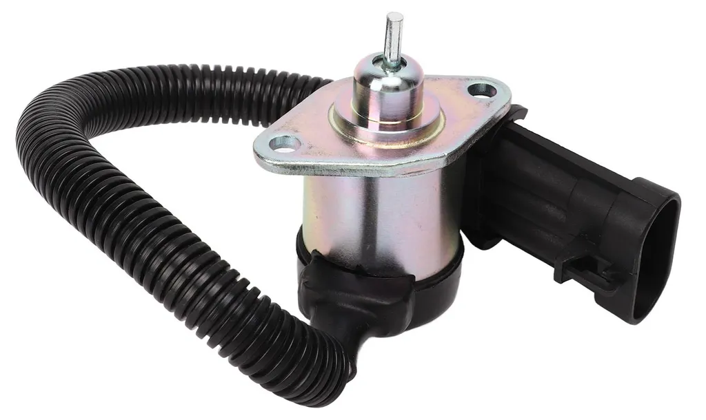 Solénoïde d'arrêt de secours 12V compatible chargeuse Bobcat - 2
