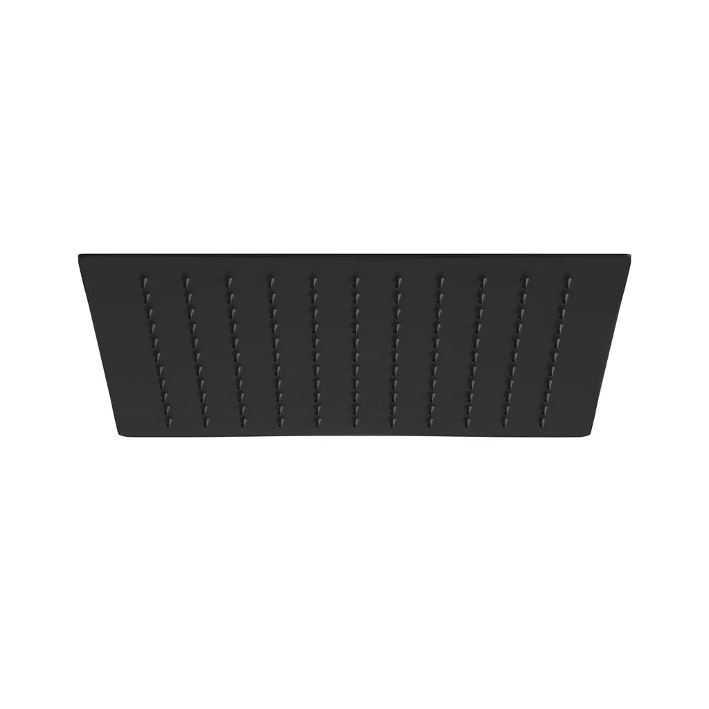 Soffione Doccia JOHO 25x25 cm Nero - Acciaio Inox 304 Professionale