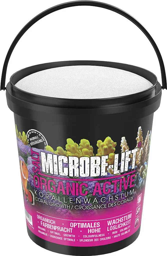 Microbe-Lift Organic Active Salt 1 kg évite les carences en sel de mer