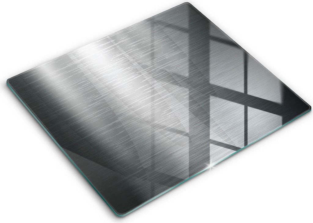 Abdeckung Glas - Küchenabdeckung - 60x52 cm - Abdeckplatte -Metallstruktur