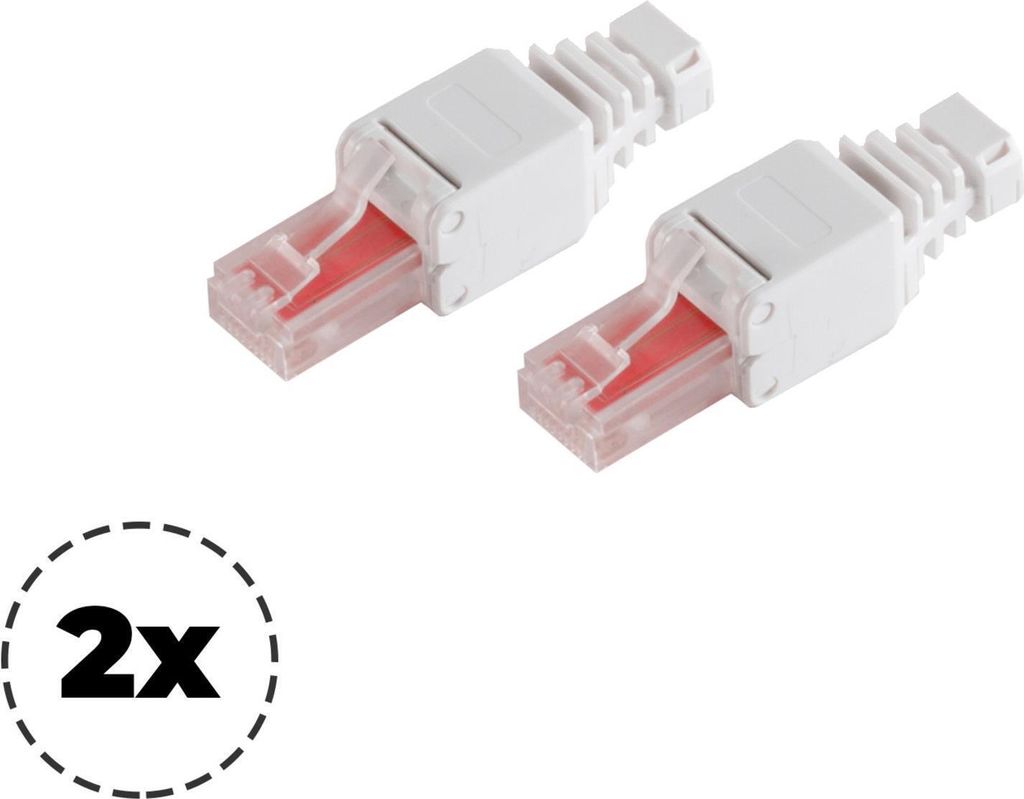 shiverpeaks cat. 6 Tool-less RJ45 Stecker ungeschirmt--VE2