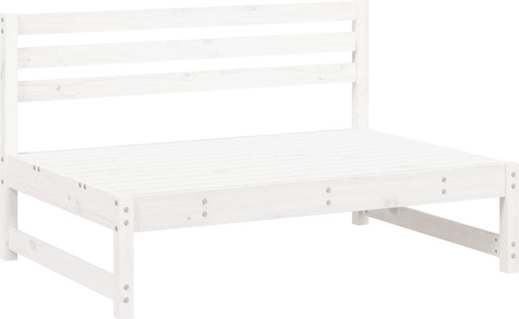 vidaXL Pohovka pre záhradné centrum biela 120x80 cm z Obrázok produktu 