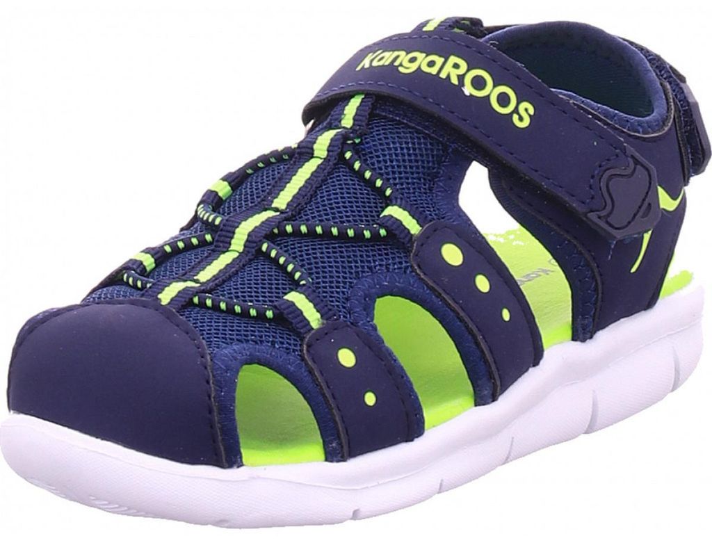KangaRoos K-Mini Kinderschuhe Jungen Sandalen Blau Freizeit, Schuhgröße:24 EU