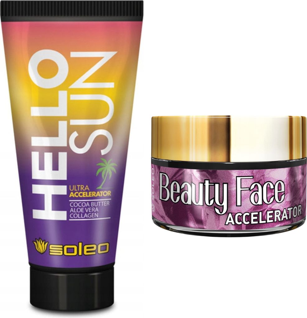 Soleo Hello Sun Accelerator + Jar Beauty Face Immagine del prodotto 