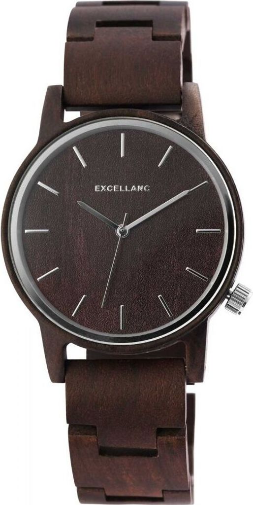 Excellanc Herren Holz Armbanduhr Uhr 2800052-003 Produktbild 