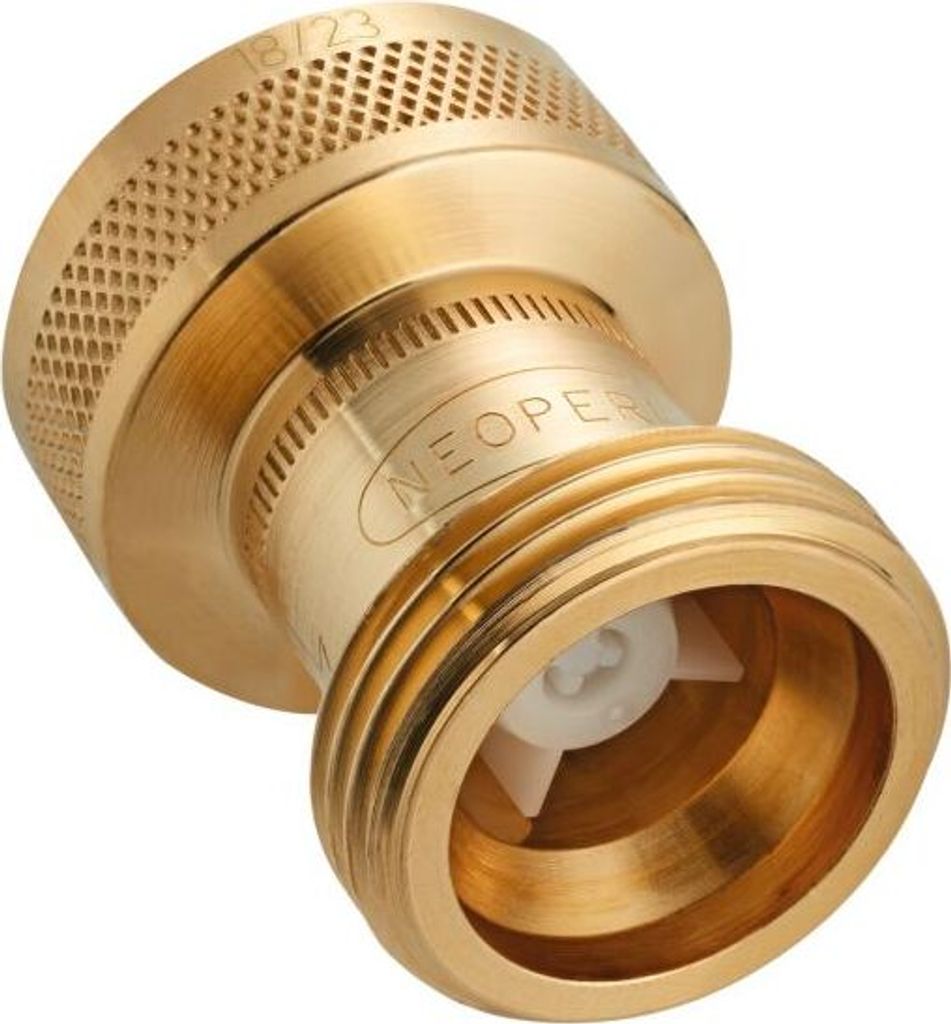 Rückflussverhinderer-Nippel Innen- und Außengewinde 3/4 Zoll / Zubehör