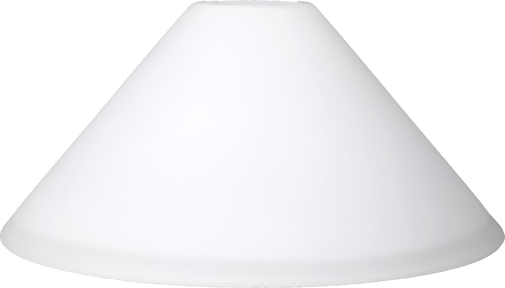 Schusterschirm Lampenglas weiß matt Ø 220mm Vestaschirm Leuchtenglas