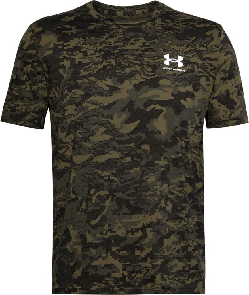 Under Armour Ua Abc Camo SS-Schwarzes T-Shirt Produktbild 