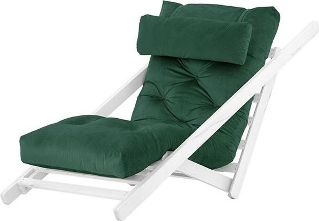 Sessel Nappa mit verstellbarer Rückenlehne-Velluto 10-white