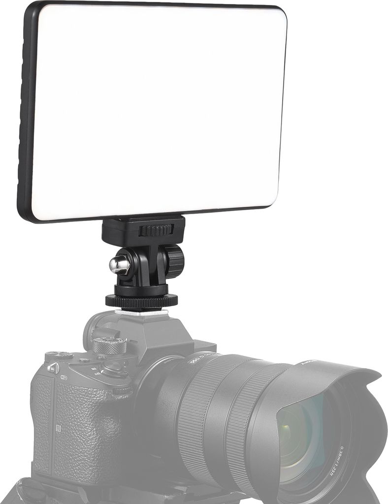 Mini-Fotolampe, dimmbares LED-Licht, tragbares Vlog-Licht, 196 LED-Perlen, 20 spezielle Lichteffekte, batteriebetrieben, 2500 KšC9000 K, dimmbar, ...