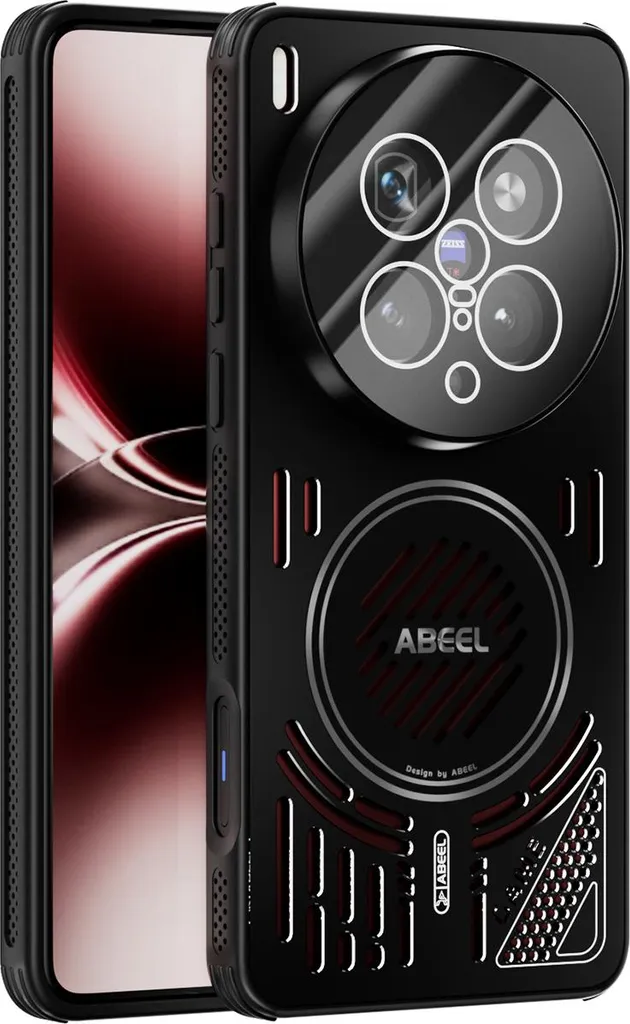 Custodia Magnetica Vivo X200 Alluminio Antiurto | Protezione Lenti Nero
