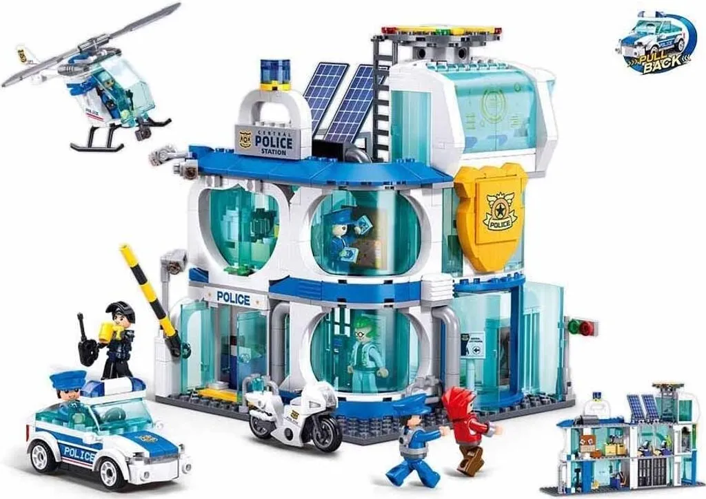 Jouet Poste de Police Metropolis pour Enfant : Arrêter les Brigands !