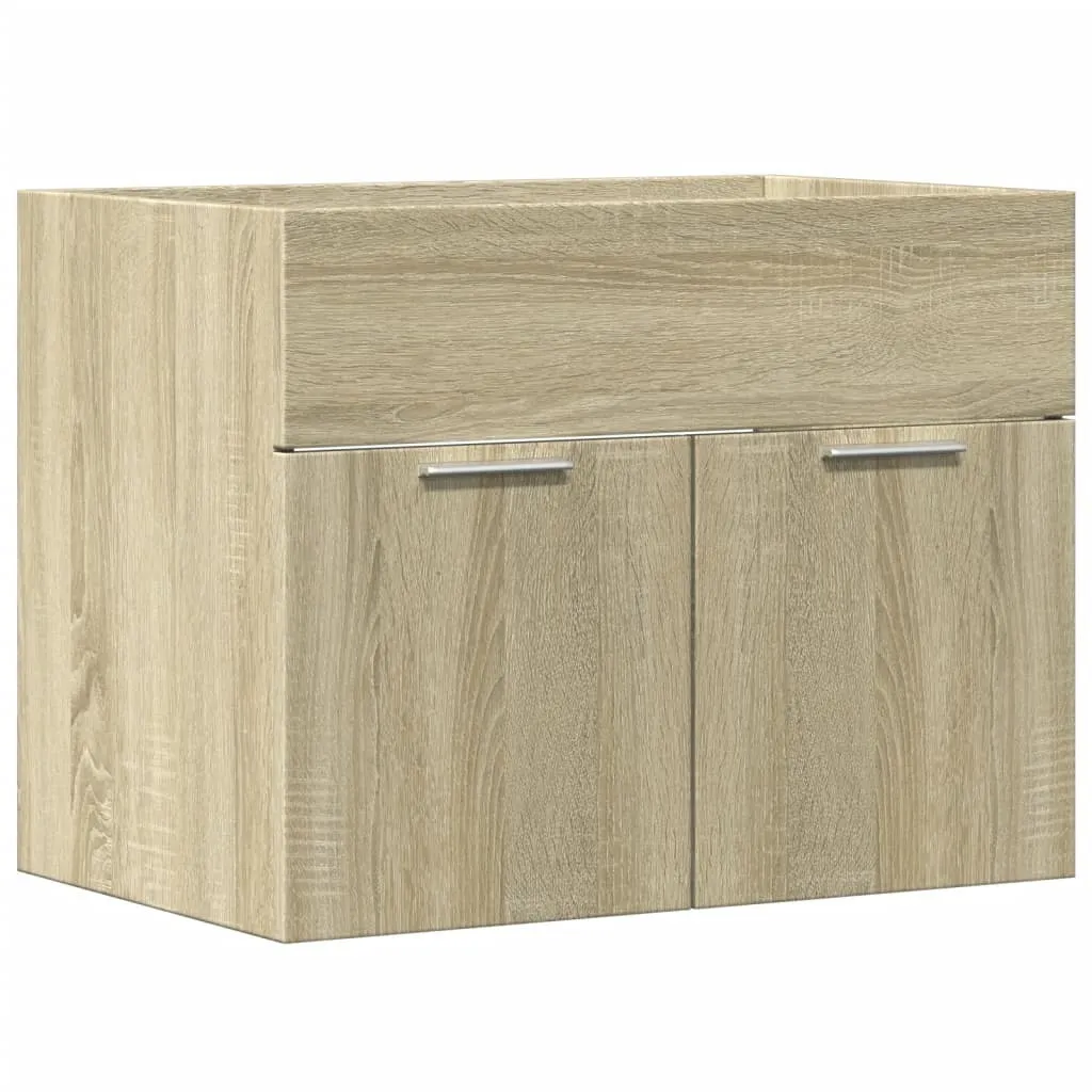 Mobile Sottolavabo Rovere Sonoma 60x38,5x46cm SYFAX per Bagno Moderno