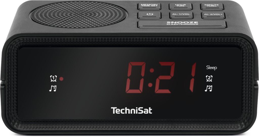 TechniSat DIGICLOCK 2 | Kompaktes UKW Uhrenradio mit Produktbild 
