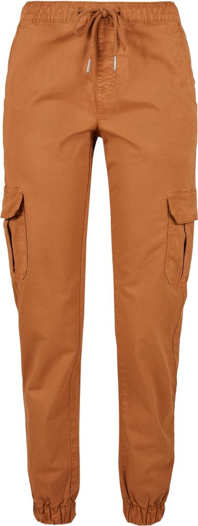 Urban Classics Ladies - High Waist Cargo Pants toffee - 3XL