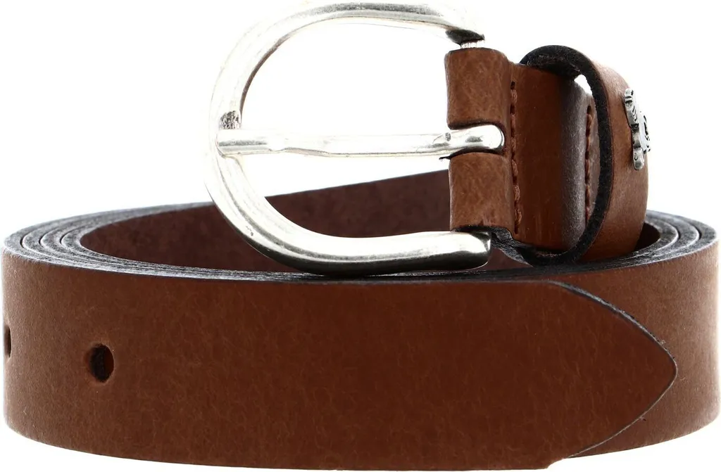 Mustang Cintura Sottile Pelle Marrone W95 Donna Ufficio 25mm