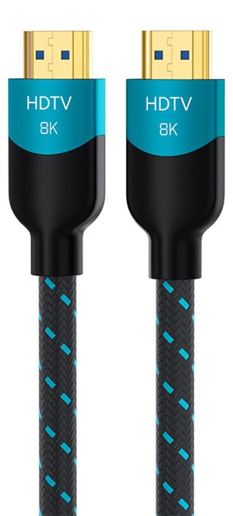 INF HDMI 2.1 Kabel 48Gbps Nylon geflochten 1.5/3/5 m für 8K Gaming 5 m