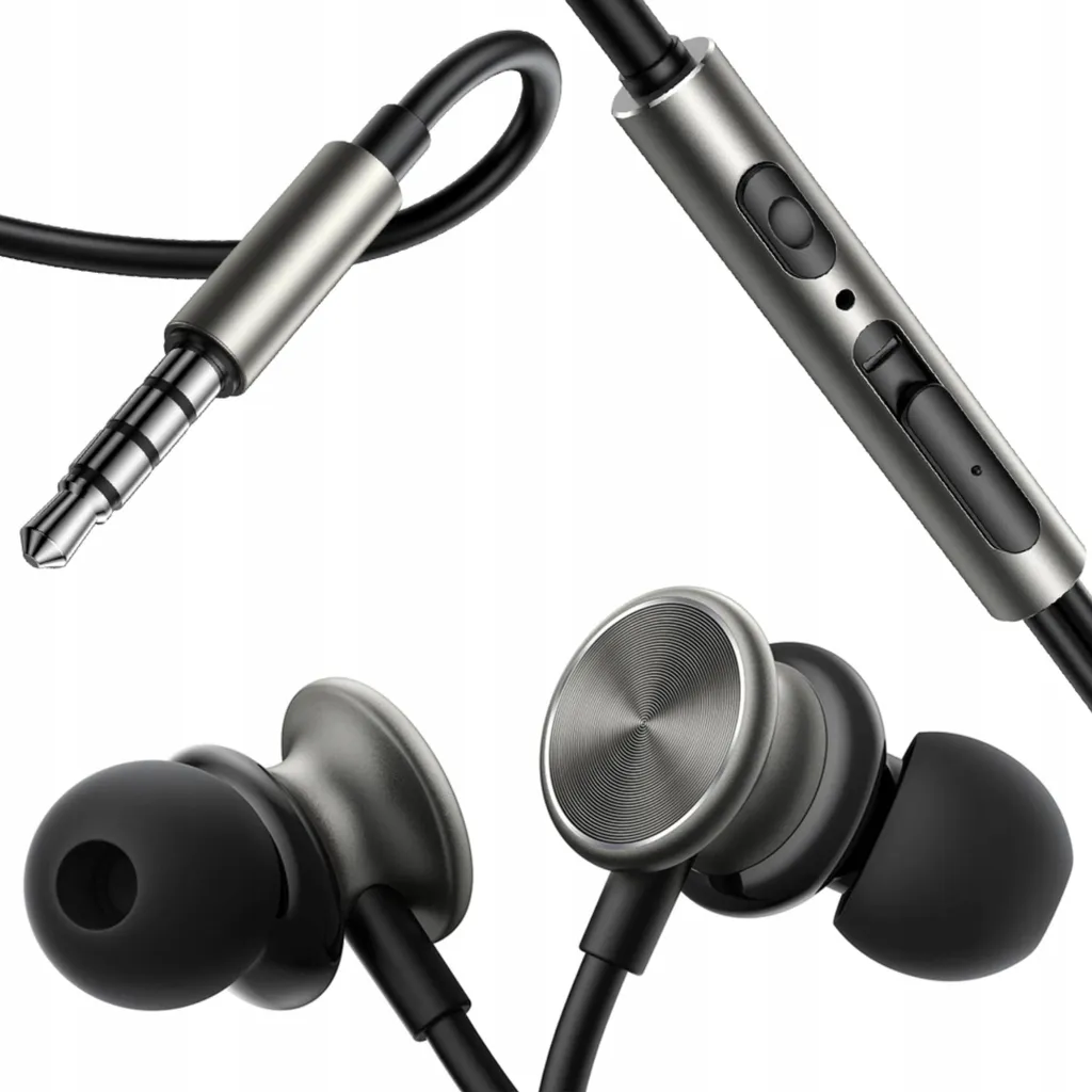 Cuffie Joyroom JR-EW03 Grigio Scuro - Audio Bassi Potenti con Microfono