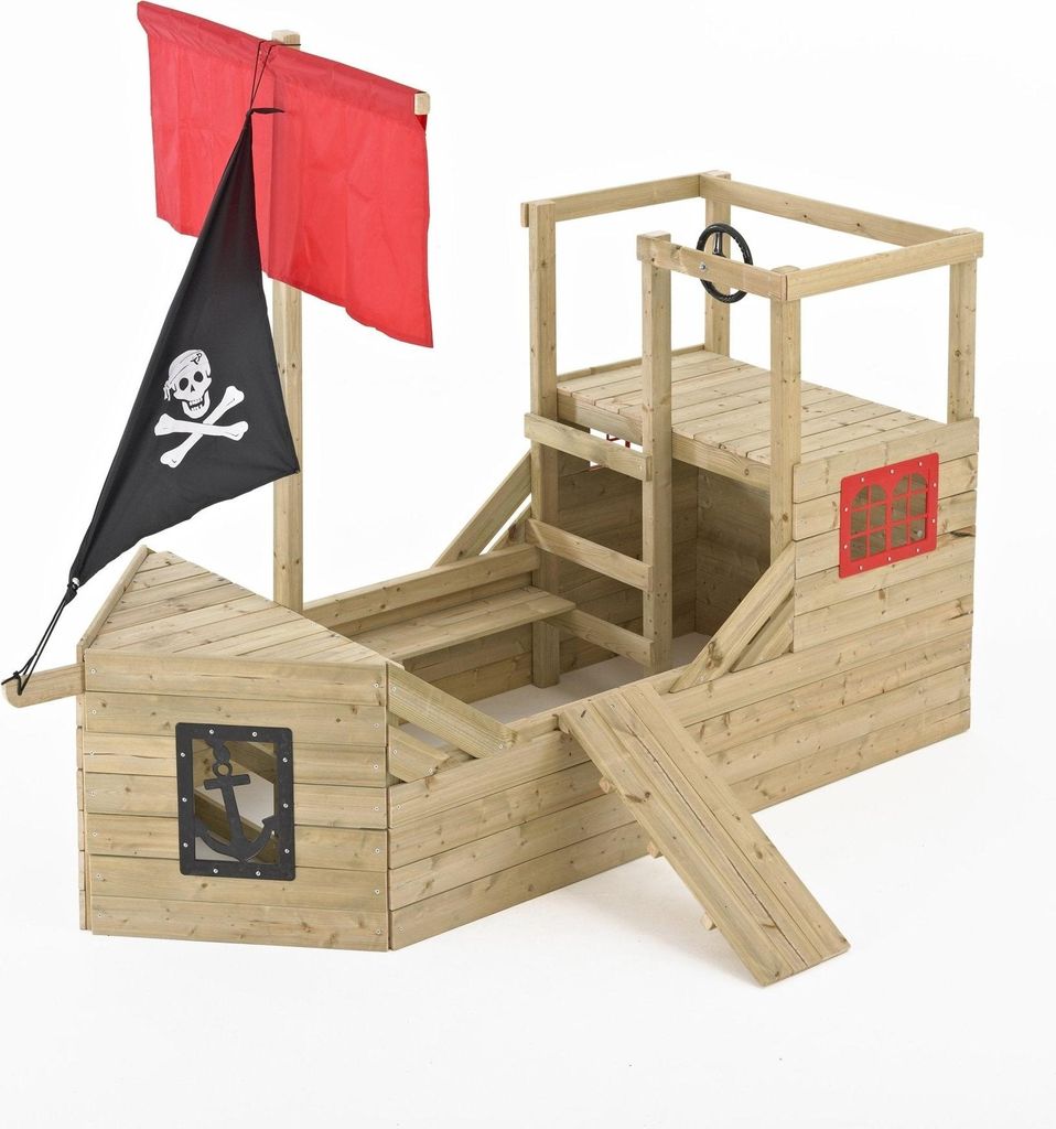 Piraten-Spielhaus GALLEON Braun Produktbild 