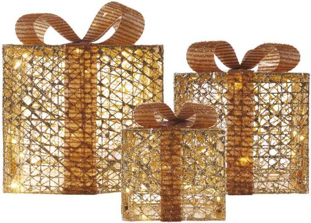 Prezenty LED z dekoracją Prezenty ciepły biały II Zdjęcie produktu 