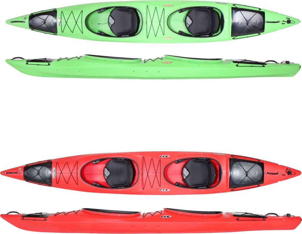 Prijon Dayliner Duo Tandem Zweisitzer Kajak Zweierkajak Wanderkajak Prijon Farben:rot,Prijon Ausstattung:Standard