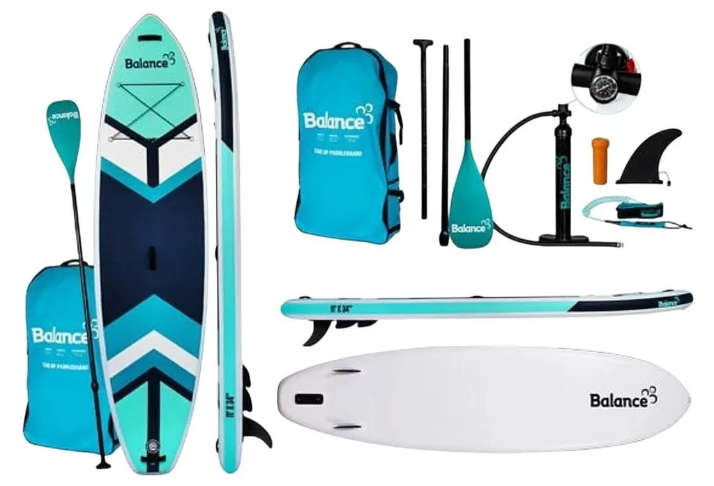 Stand Up Paddle de Yoga et Randonnée 335 x 86 : Idéal pour Débutants
