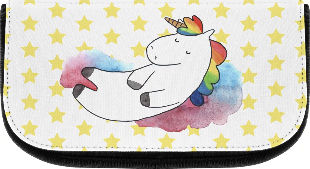 Mr. & Mrs. Panda kosmetiktäschchen Einhorn Wolke 7 - Weiß - Geschenk, Einhörner, Kosmetiktasche, Beauty Bag, Unicorn, kosmetik organizer, Witzig...