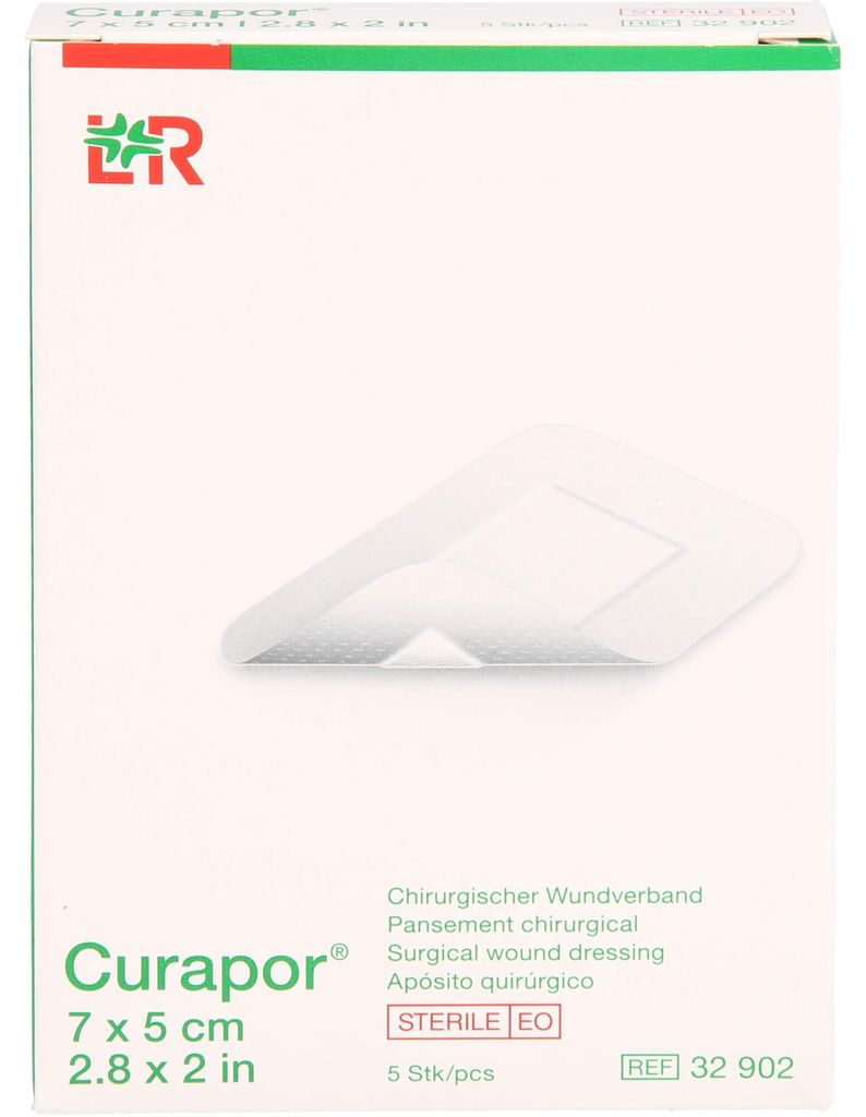 Curapor Wundverband steril 5 x 7 cm, 5 St. Pflaster Produktbild 