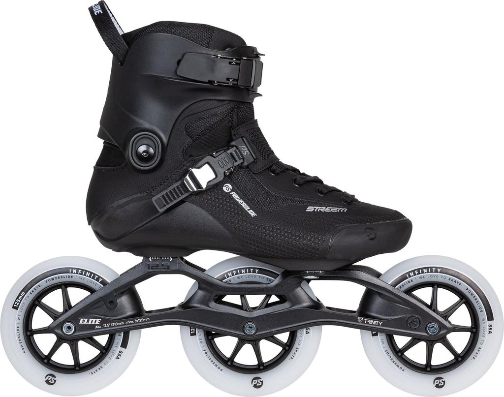 Powerslide Ps Stream Classic 125 Inline-skates Schwarz EU Produktbild 