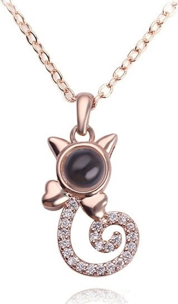 Halskette CA-4961 - Elegante Damenhalskette in Gold KP4961 Produktbild 