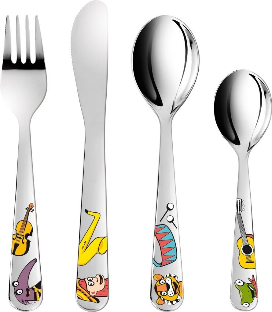 Tescoma Kinderbesteck BAMBINI, Musikanten, 4 St.