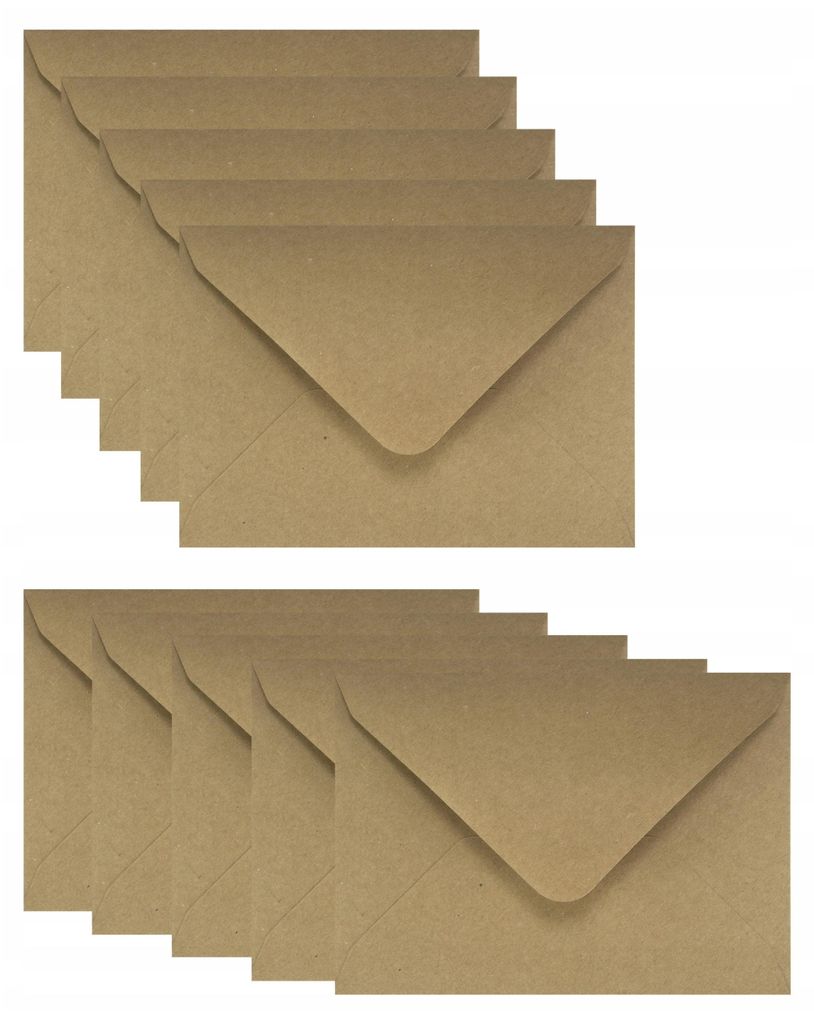 Koperty prezentowe B6 10 sztuk Eko Craft 125X175 Zdjęcie produktu 