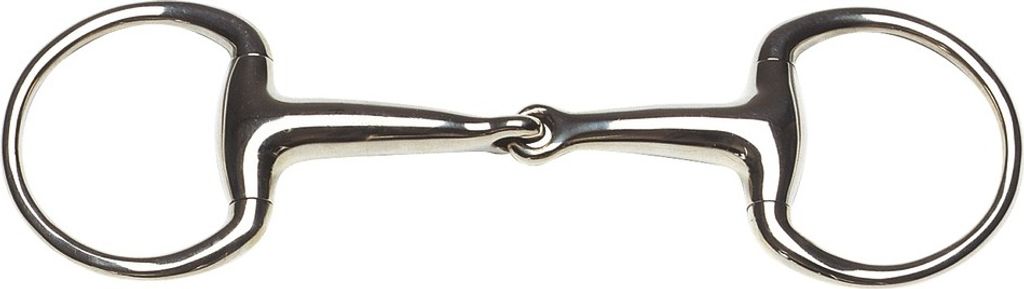 FEELING Olivenkopfgebiß aus Argentan, Größe:Mundstück 125 mm Mundstückstärke 20 mm