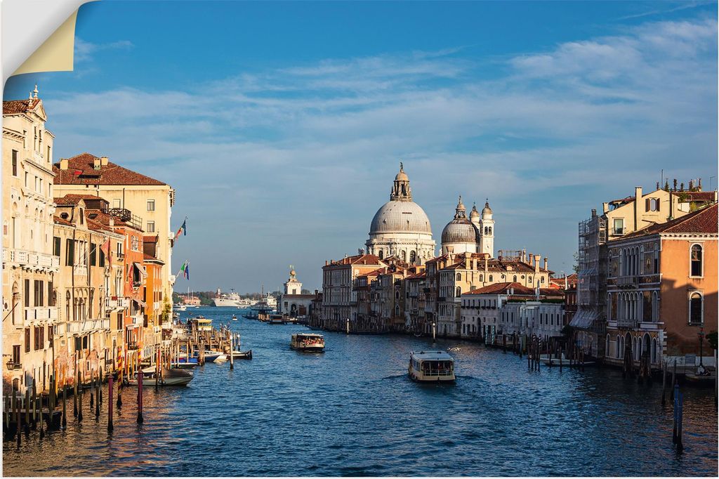 ARTland Wandbild, selbstklebend Kirche Santa Maria della Salute Venedig Größe: 90x60 cm