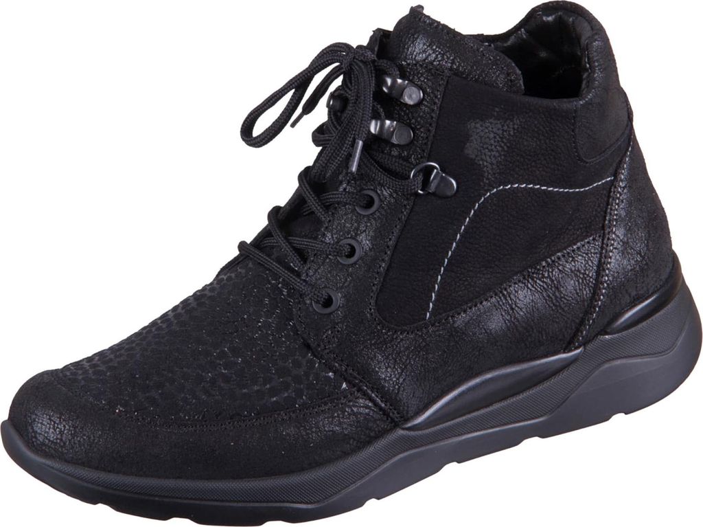 Waldläufer Schnürboots Damen 31383833303130 Schwarz 38 EU