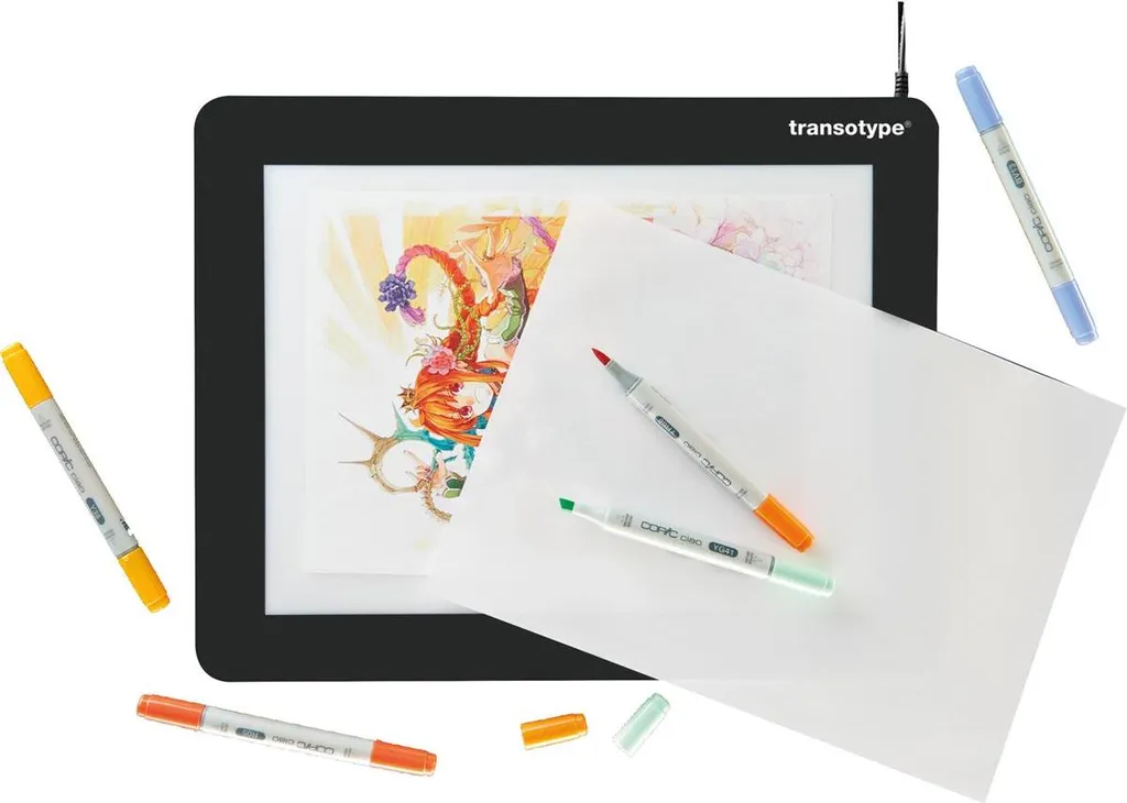 Table lumineuse transotype DRAWING LIGHT TABLE LED format DIN A3 - 4