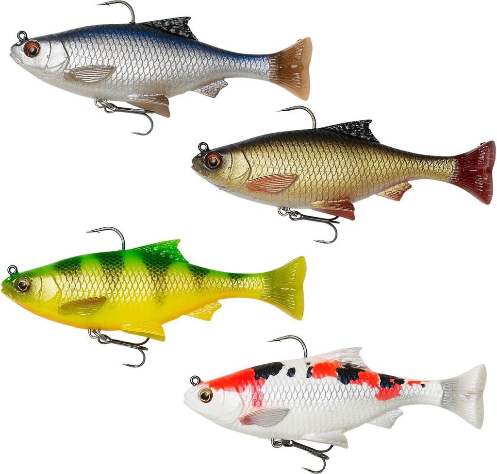 Savage Gear 3D Pulse Tail Roach - 2 Gummifische, Farbe:Roach (Rotauge), Länge / Gewicht:13cm / 38.5g